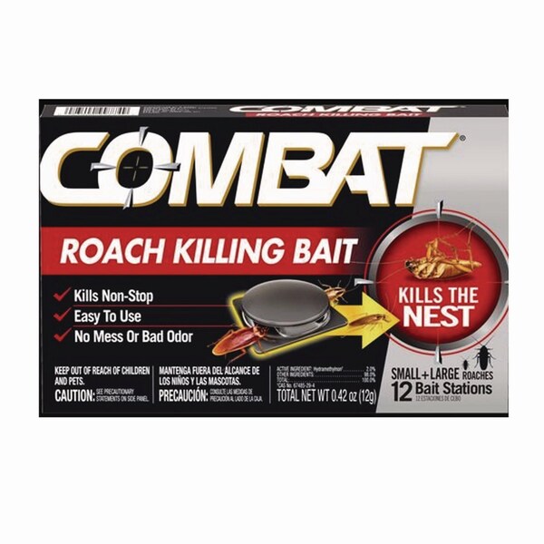 Roach Bait Insecticide, 0.42 Oz, 12/Pack, 10 Packs/Carton, 10PK